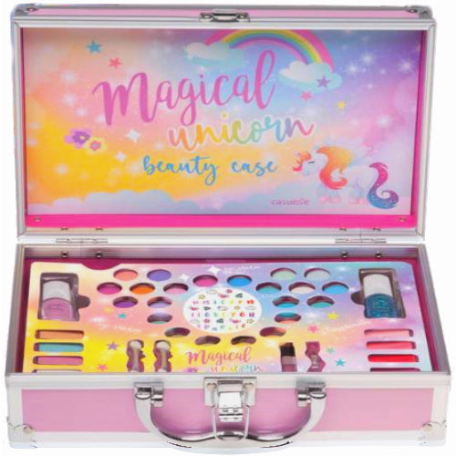 Children UNICORN Beauty Cosmetics Make-up Aluminum Makeup Case 42 pieces (54)